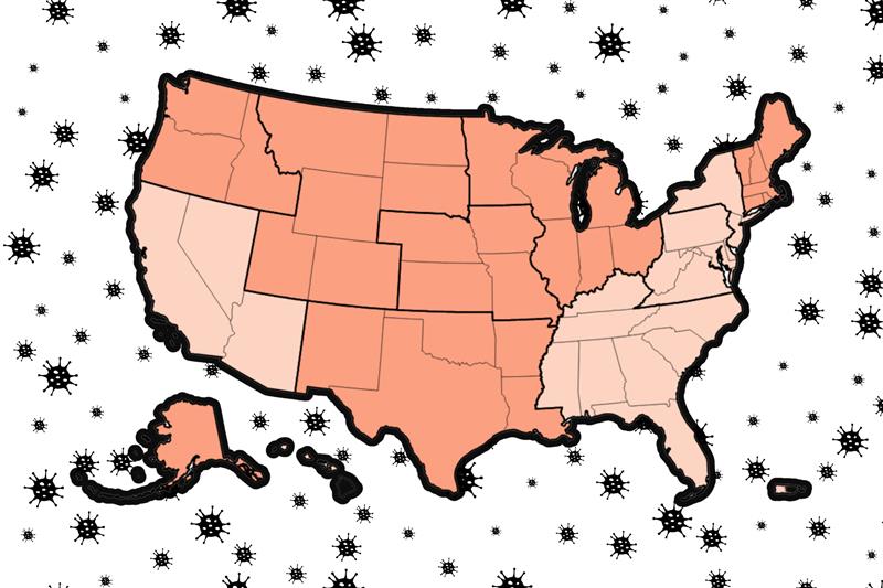 COVID Map Reveals Latest Data on US Cases