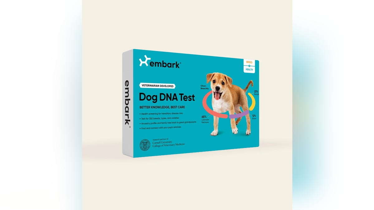 Tests for more than 230,000 genetic markers and 350 dog breeds.