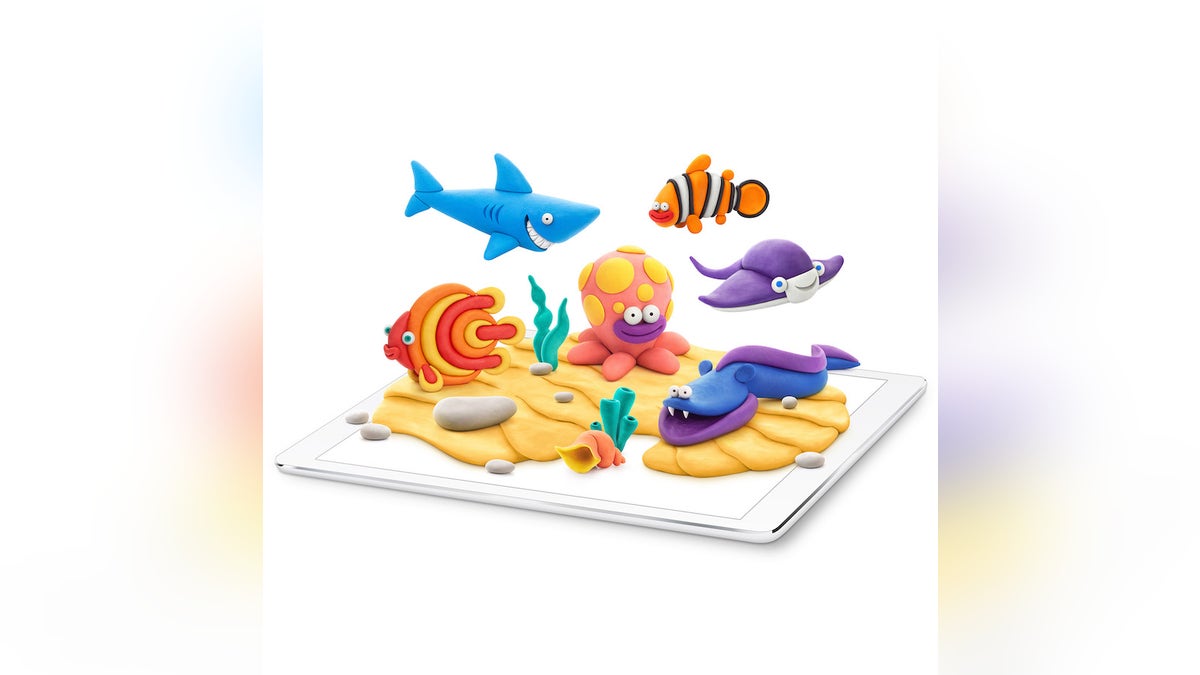 Your kids can create adorable sea creatures out of soft, moldable clay.