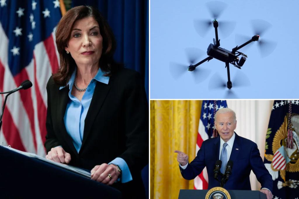 Mysterious drones shut down runways of NY airport, causing Hochul to demand feds step in: ‘Gone too far’