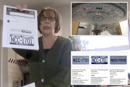 Nearly blind NY grandmother gets hundreds of tickets in ‘Star Trek’ license plate, DMV fiasco