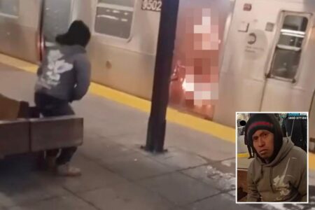 Man suspected of setting sleeping NYC subway rider on fire, watching her burn to death arrested