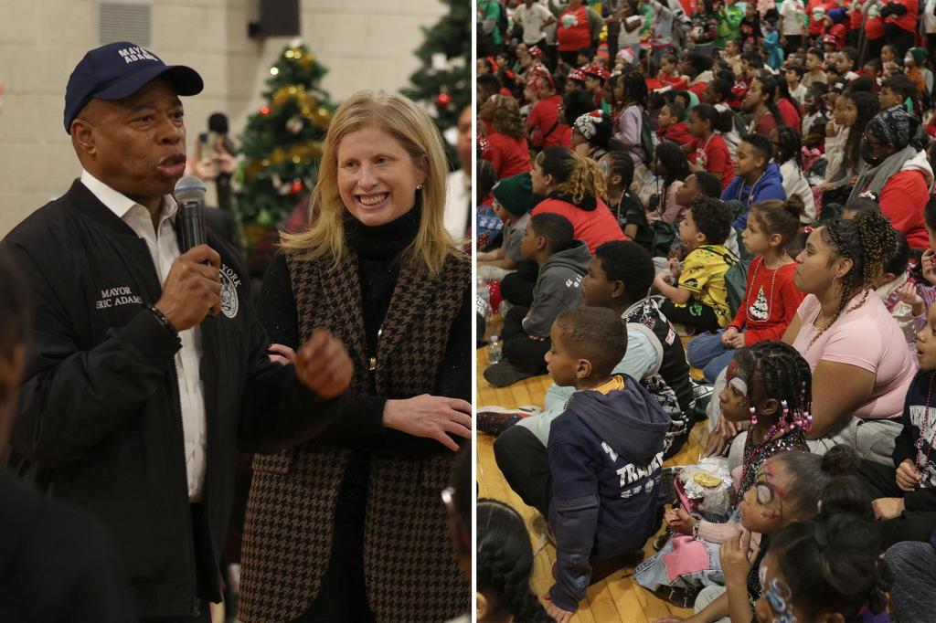 NYC Police Athletic League brings holiday cheer, food to families in need
