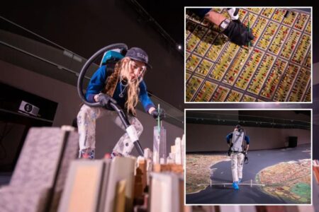 Here are the wild steps lightfooted workers take to clean mini NYC ‘Panorama’ of strange debris over 90 hours