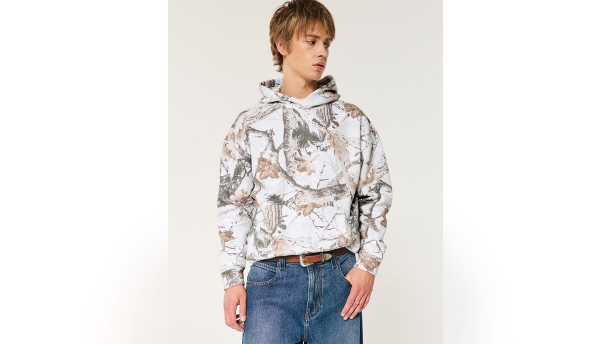 A new take on the camo hoodie.