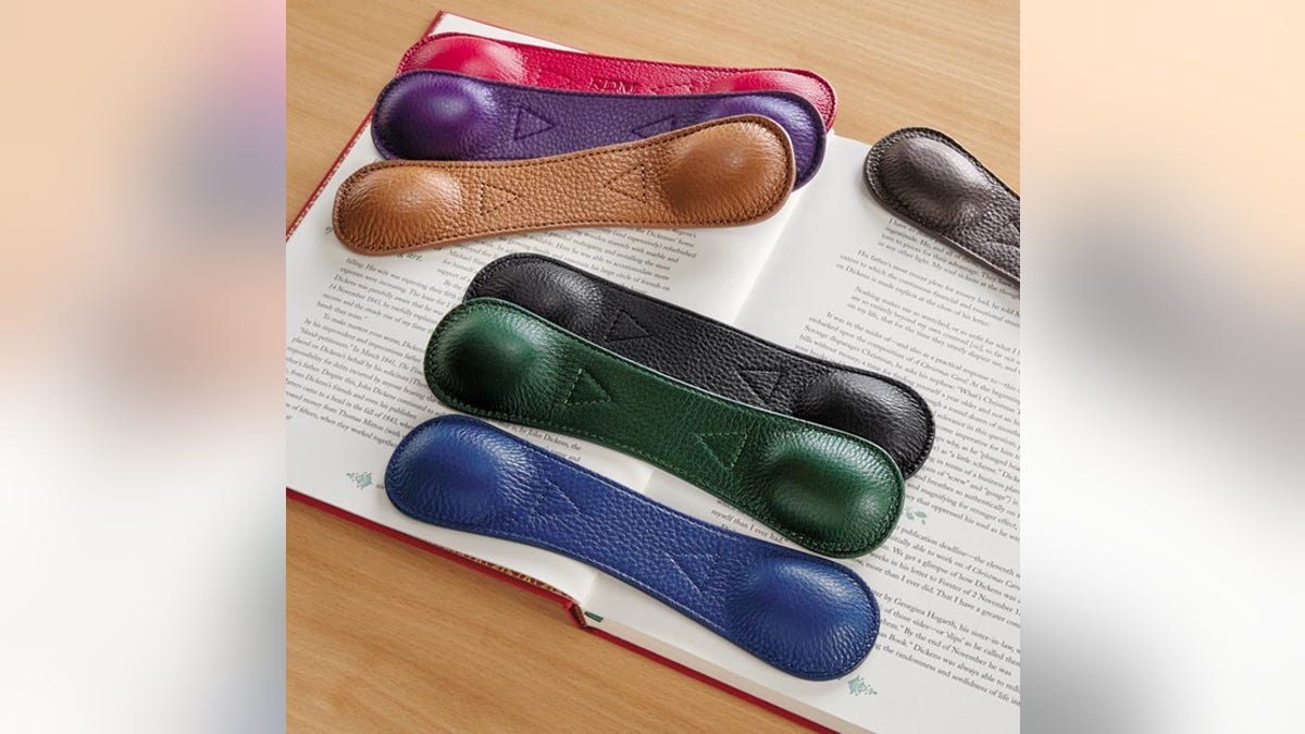 Make it easier to hold open a book.