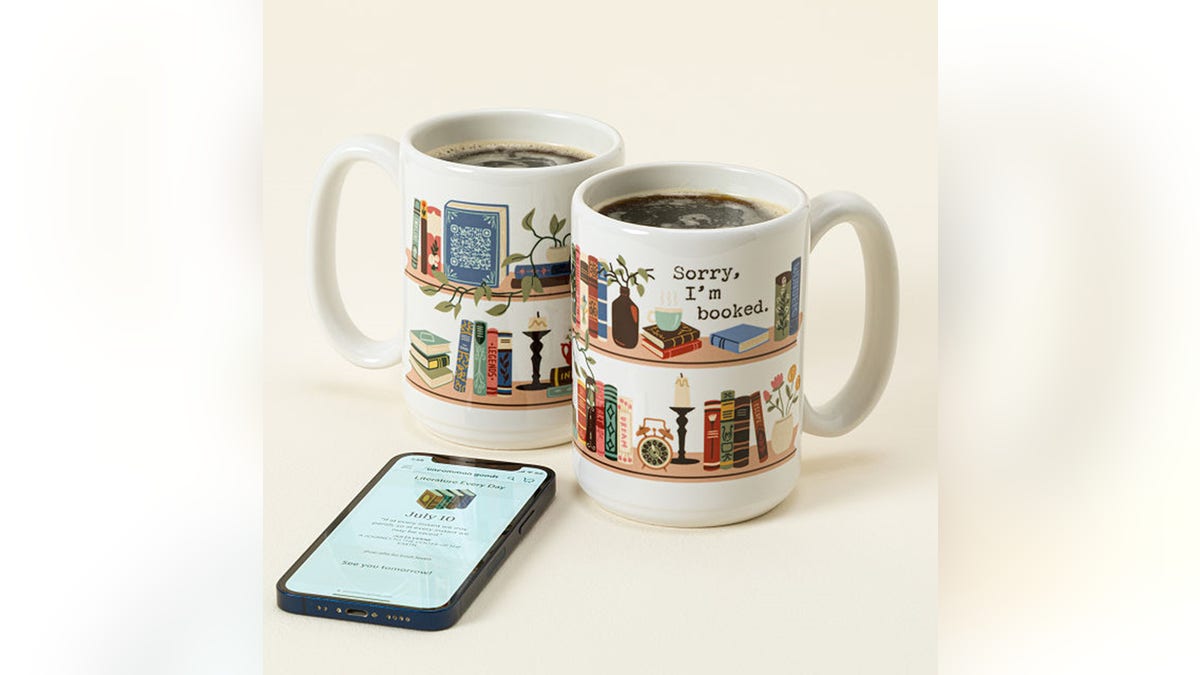 This mug brings libraries to life.