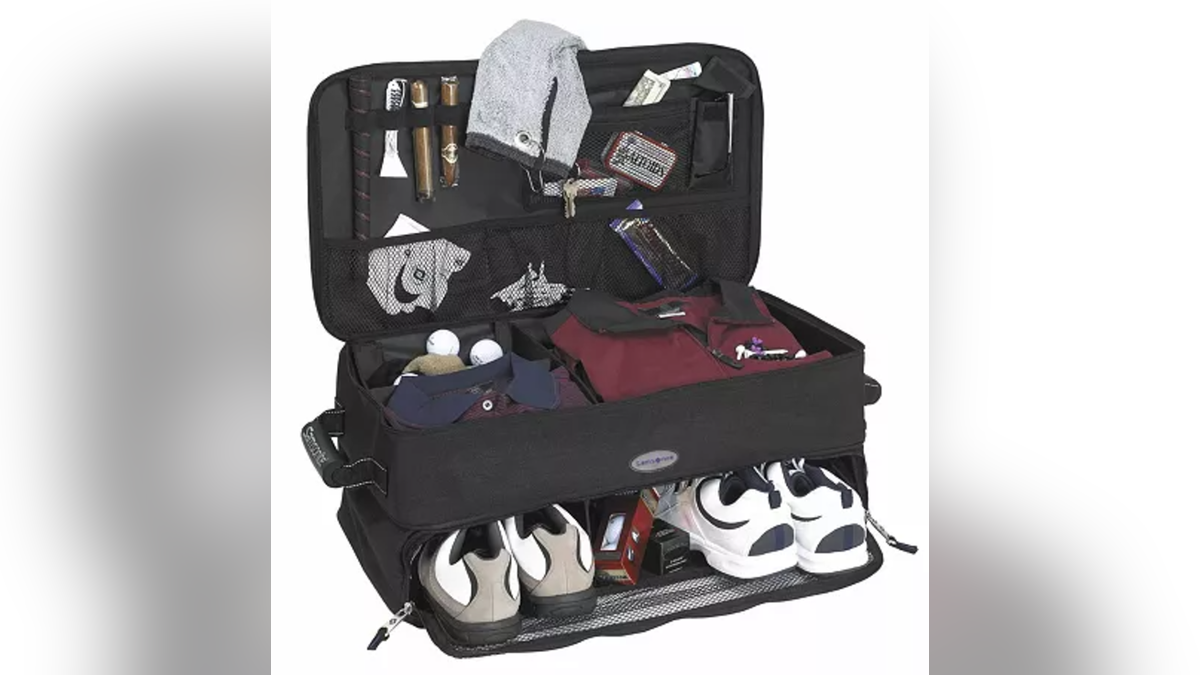 Easily store all your golf equipment.