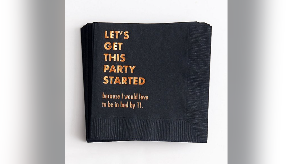 These funny napkins will make all your guests laugh.