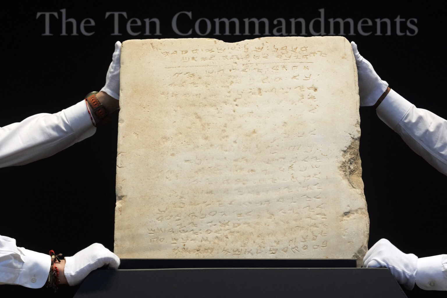 Sotheby’s to Auction Oldest Stone Tablet Inscribed With Ten Commandments