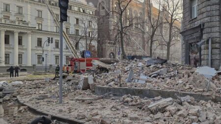At least two dead after Russian attack hits Kyiv on New Year's Day