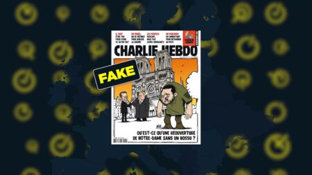 No, Charlie Hebdo didn't publish an issue with Zelenskyy as Quasimodo