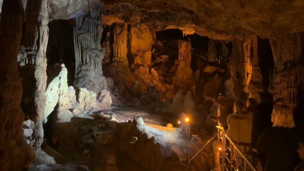 Turkey's Ballıca Cave captivates visitors with its stalactites and sta