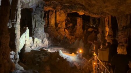 Turkey's Ballıca Cave captivates visitors with its stalactites and sta