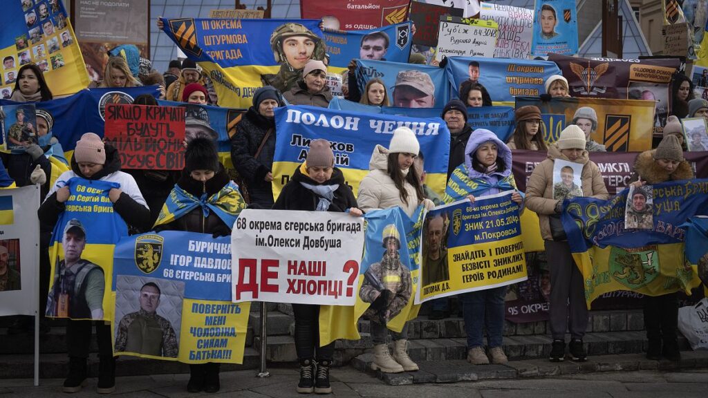 Kyiv protesters demand information about location of loved ones