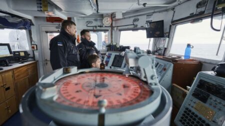 Estonian navy steps up patrols in Baltic Sea to protect infrastructure