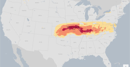 A Powerful Winter Storm Is Forecast to Move Through the Middle of the U.S.