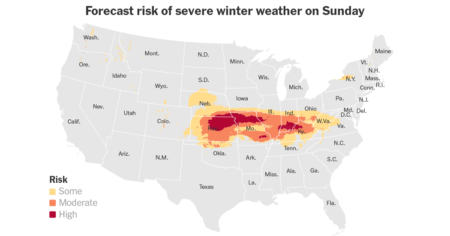 Potent Storm Blasts Parts of U.S. With Sleet, Snow and Freezing Rain