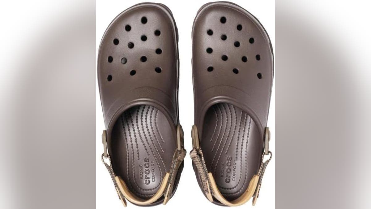 Keep your feet comfy in these all-terrain Crocs.