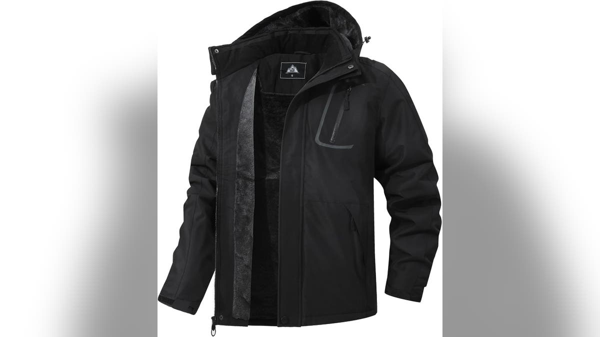 A ski jacket gives you extra layers of warmth while you're out on the mountain.