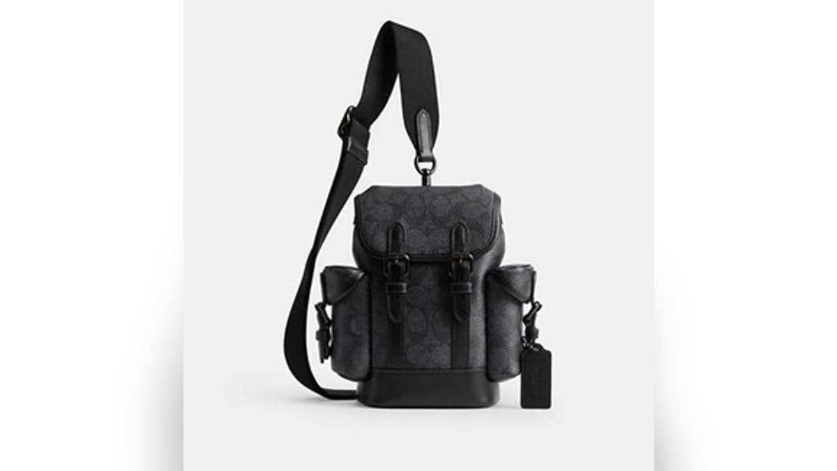 This mini-backpack is stylish and useful.