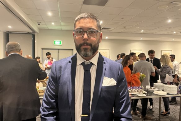 Hector Herrero is now an Australian citizen, after moving from Argentina to Sydney on a working visa.