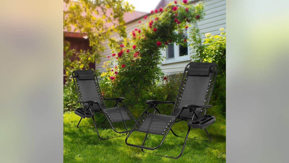 Every patio or deck needs a set of reclining lounge chairs.