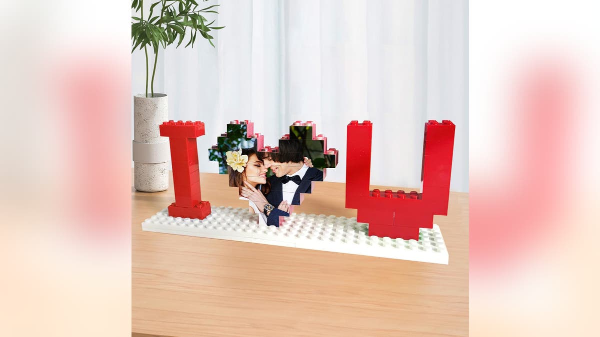 If they like to DIY, send them this Lego-inspired building blocks puzzle that spells out a very special message once it’s all assembled!
