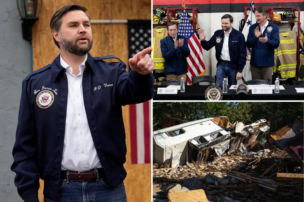 JD Vance blasts ‘broken’ FEMA for ‘holding up’ billions in hurricane relief: ‘Not doing the American people’s will’