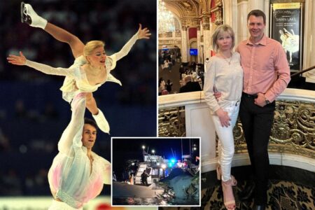 Married world champion figure skaters were on board American Airlines flight during collision: report