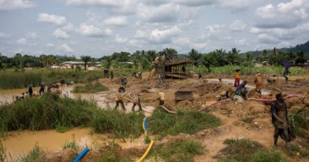 As gold prices surge, Ghana faces ‘looming crisis’ over illegal mining