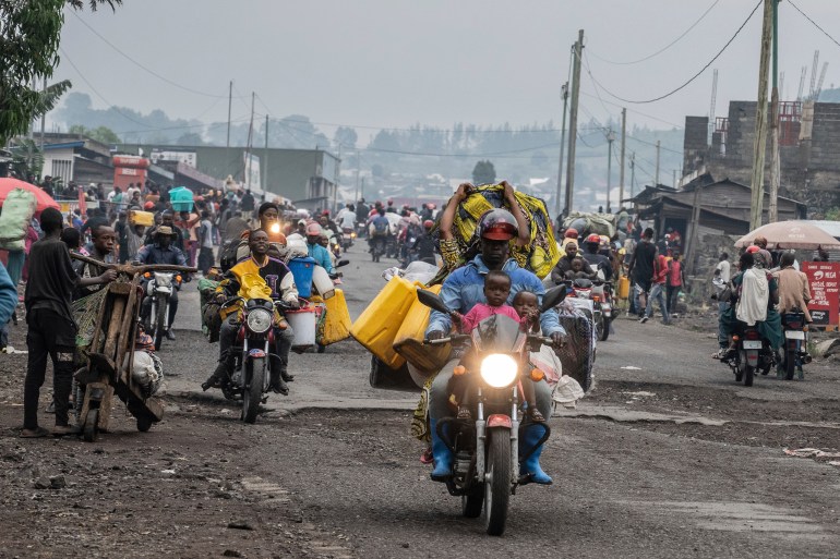 Goma residents flee