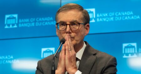 Bank of Canada’s head says rate pause a result of ‘shock-prone’ world