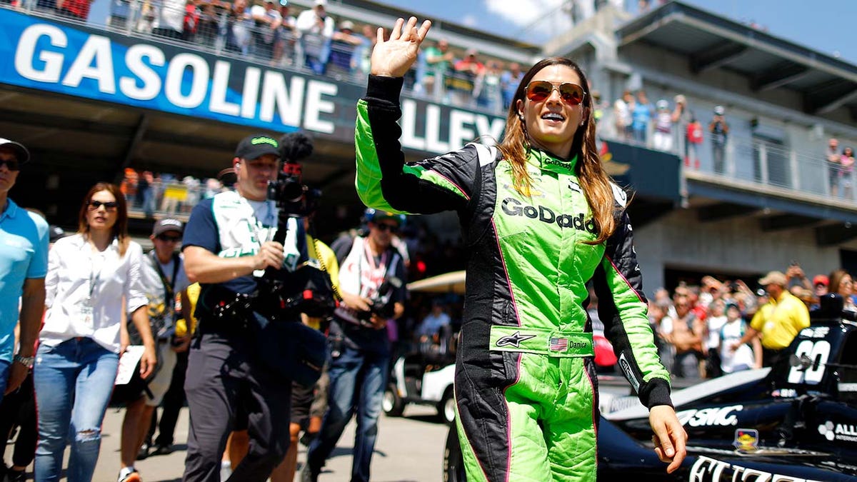 DAnica patrick at race