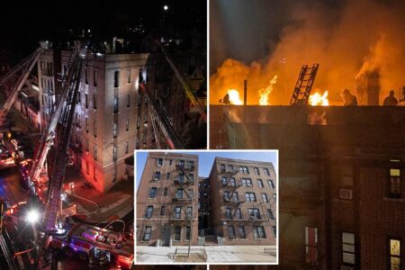 Firefighters discover drug lab while fighting 4-alarm blaze at NYC apartment building: FDNY