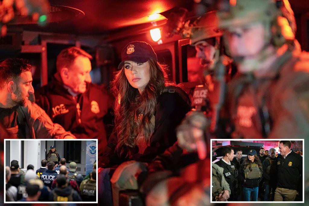 Homeland Security Secretary Kristi Noem joins first ICE raids in NYC as feds pluck ‘dirtbags’ off the streets