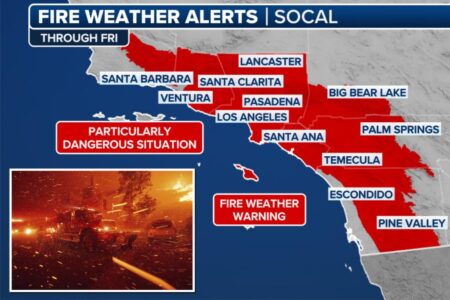 Los Angeles to be hit with ‘life-threatening’ windstorm, strongest in a decade