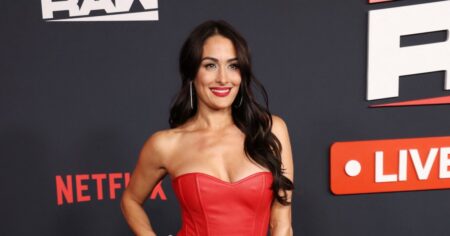 Nikki Garcia Makes 1st Red Carpet Appearance Since Artem Chigvintsev Divorce at WWE Netflix Premiere