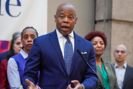 NYC Mayor Adams insists legal case didn’t come up during Trump sit-down near Mar-a-Lago — but Sylvester Stallone did