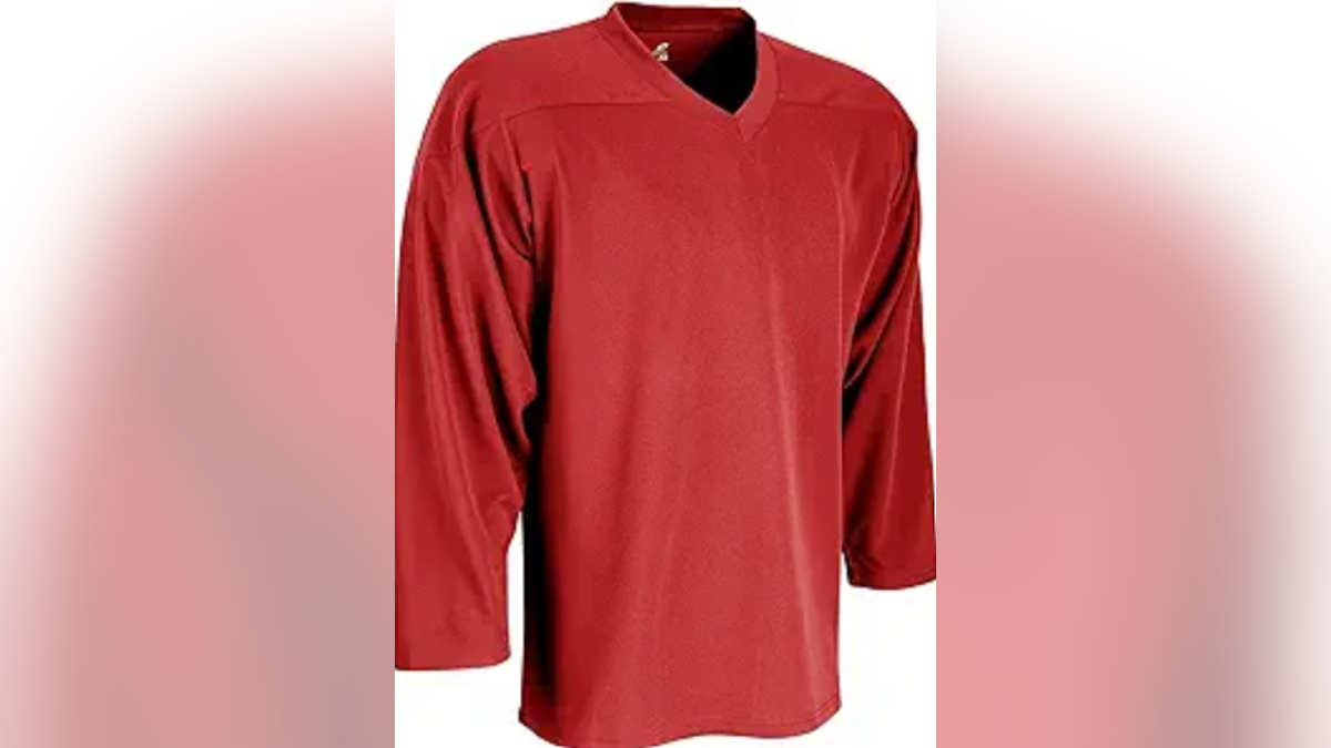 Throw a hockey jersey over your gear when you practice.