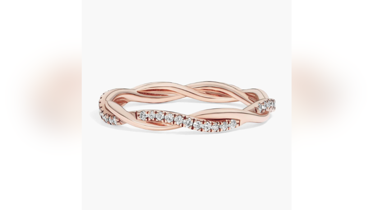 Any woman who loves rose gold will want this ring.