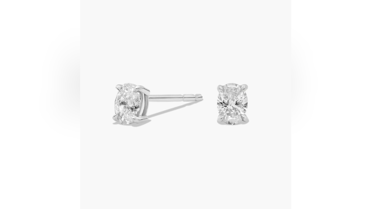 These diamond studs are a classic.