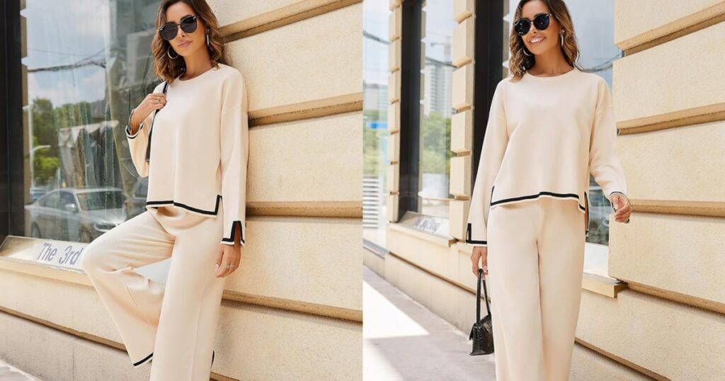 This Rich Mom Lounge Set Seriously Looks European, But It’s Secretly From Amazon
