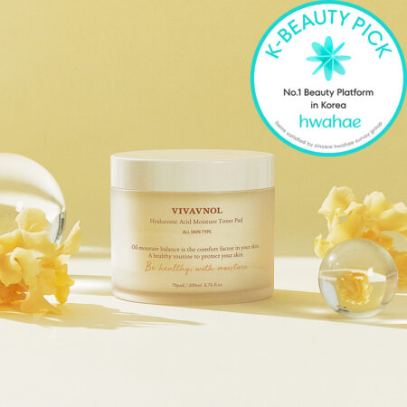 VIVAVNOL Launches Hyaluronic Acid-Infused ‘Hyaluronic Acid Moisture Toner Pad’, Certified as a K-BEAUTY PICK on the Hwahae App