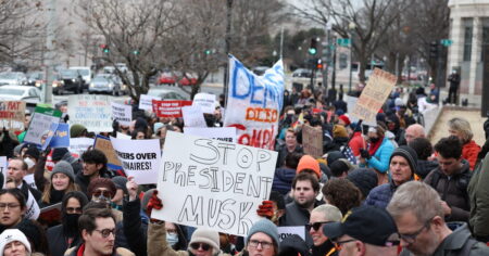 Anti-Trump Protesters Across the U.S. Gather to Condemn White House’s Policies
