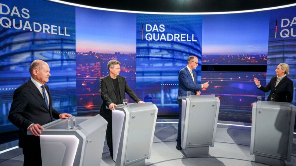 German election: Economy, Ukraine and JD Vance dominate final debate