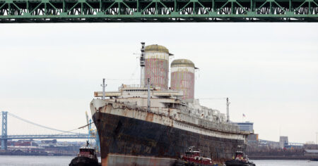 S.S. United States, Historic 20th Century Ocean Liner, Sets Out for Final Voyage