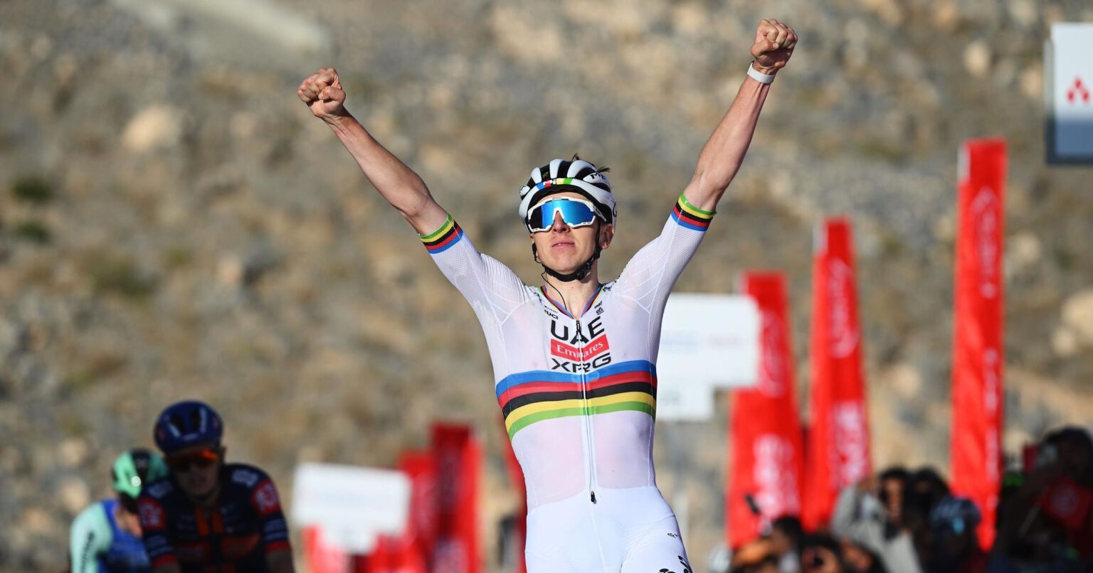 UAE Tour 2025: Tadej Pogacar wins first race of 2025 season with ‘phenomenal’ late attack – Cycling video