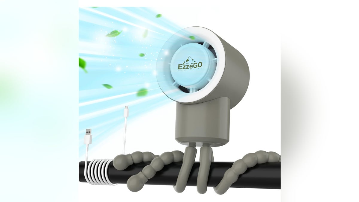 Keep your baby cool with a stroller fan.