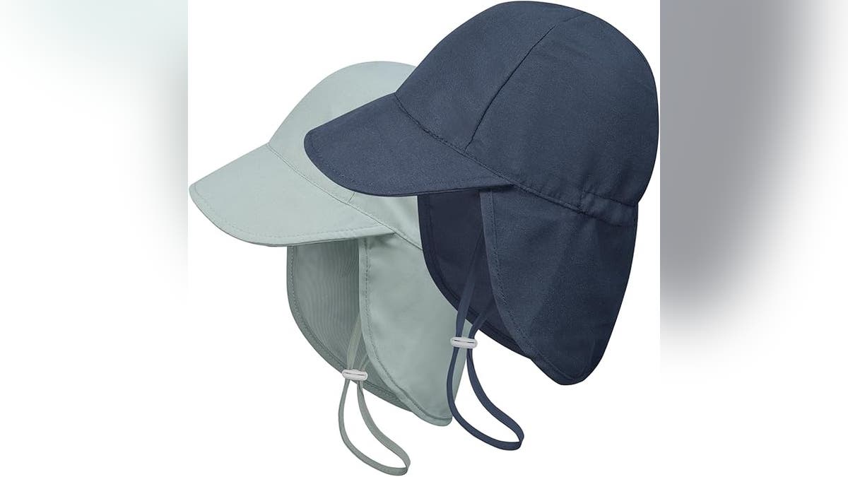 Sun hats help keep the sun out of your baby's face.